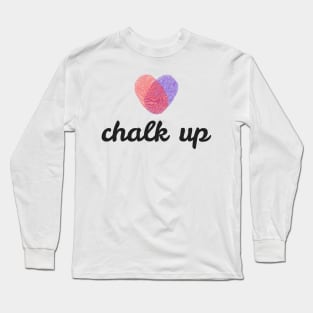 Chalk Up Colored Thumbs Long Sleeve T-Shirt